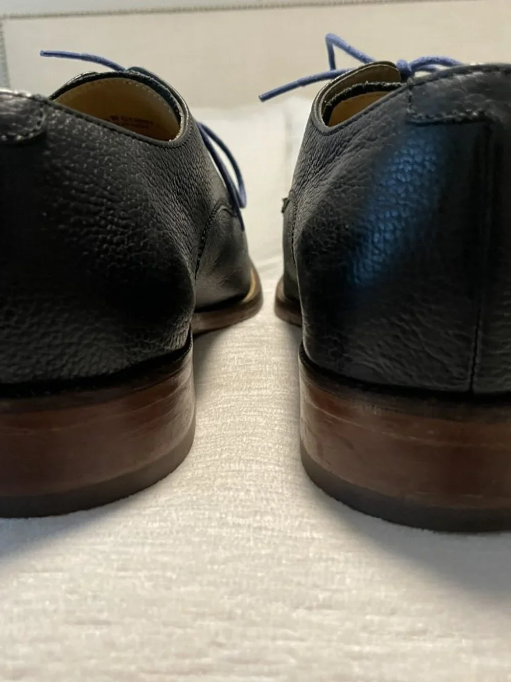Cole Haan Black Leather Derby Dress Shoes Men’s Size 8.5 — Classic Plain Toe